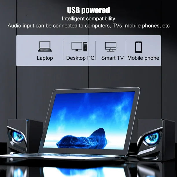 Wireless Bluetooth Speaker – Heavy Bass, Hi-Fi Stereo & LED Lights