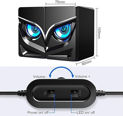Wireless Bluetooth Speaker – Heavy Bass, Hi-Fi Stereo & LED Lights