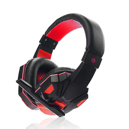 RGB Wired Gaming Headset – Noise-Cancelling Mic, Heavy Bass, USB + 3.5mm for PC, PS4 & Switch