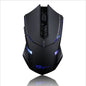 Power-Saving Wireless Mouse – Silent Click & RGB Luminous Design