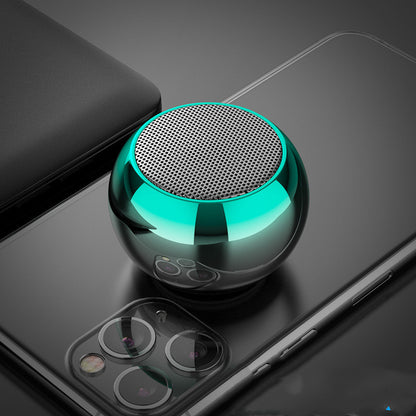 M3 Bluetooth Speaker – Mini 3W Metal Wireless Speaker with Deep Bass & RGB Lights