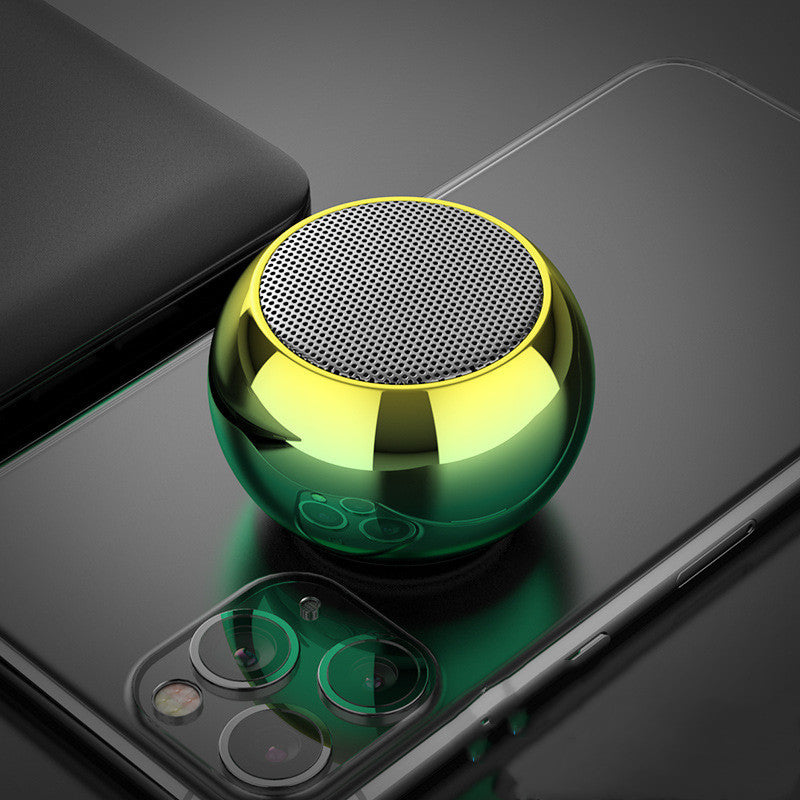 M3 Bluetooth Speaker – Mini 3W Metal Wireless Speaker with Deep Bass & RGB Lights