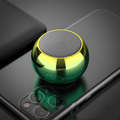 M3 Bluetooth Speaker – Mini 3W Metal Wireless Speaker with Deep Bass & RGB Lights