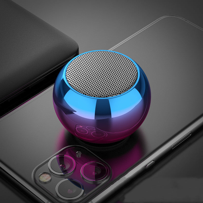 M3 Bluetooth Speaker – Mini 3W Metal Wireless Speaker with Deep Bass & RGB Lights