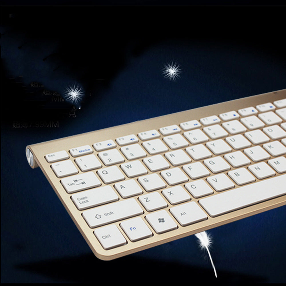 2.4G Wireless Keyboard & Mouse Combo – Slim, Silent & Universal