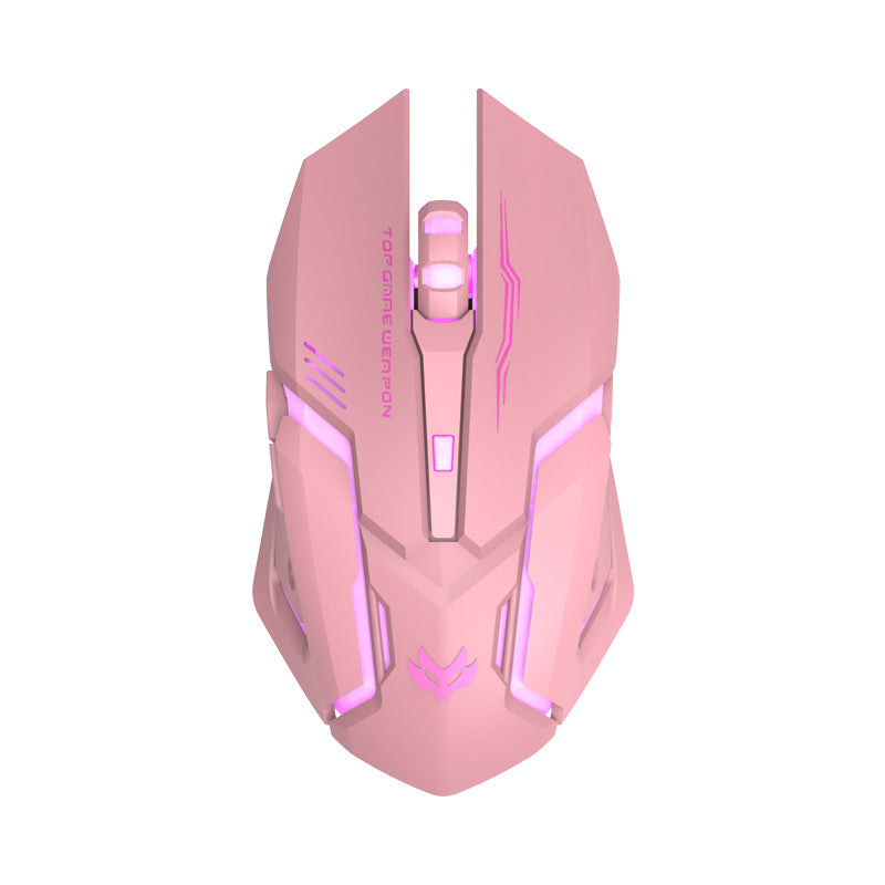 Wireless Charging Silent RGB Gaming Mouse – 2.4GHz, 1600DPI, Ergonomic Design