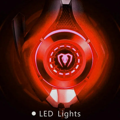 Wired Stereo Gaming Headset – Deep Bass, LED Light & Noise-Cancelling Mic (PS4/PC/Laptop/Xbox)