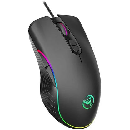 RGB Wired Gaming Mouse – 6400 DPI, 7 Buttons & Ergonomic Design