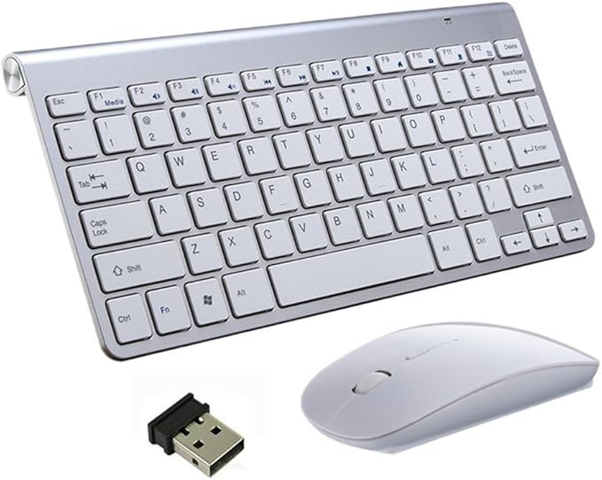 2.4G Wireless Keyboard & Mouse Combo – Slim, Silent & Universal