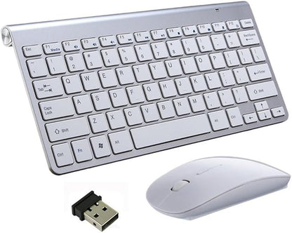 2.4G Wireless Keyboard & Mouse Combo – Slim, Silent & Universal