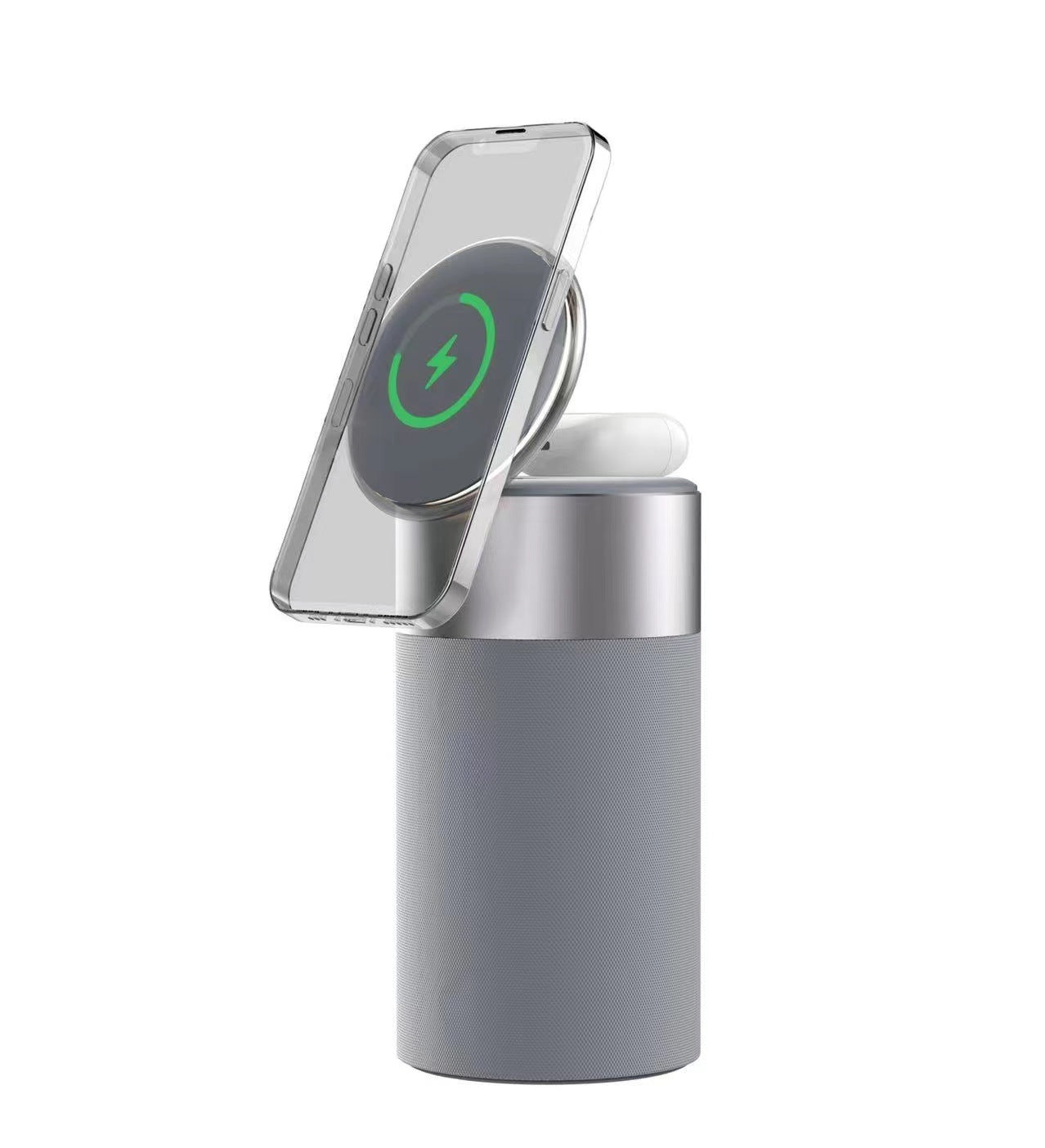 3-in-1 Wireless Charger, Bluetooth Speaker & Touch Lamp – Smart All-in-One Station