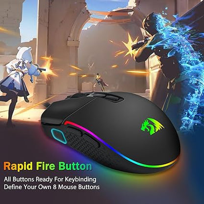 Gaming Mouse – 5000 DPI, 9 Programmable Buttons & Ergonomic Design