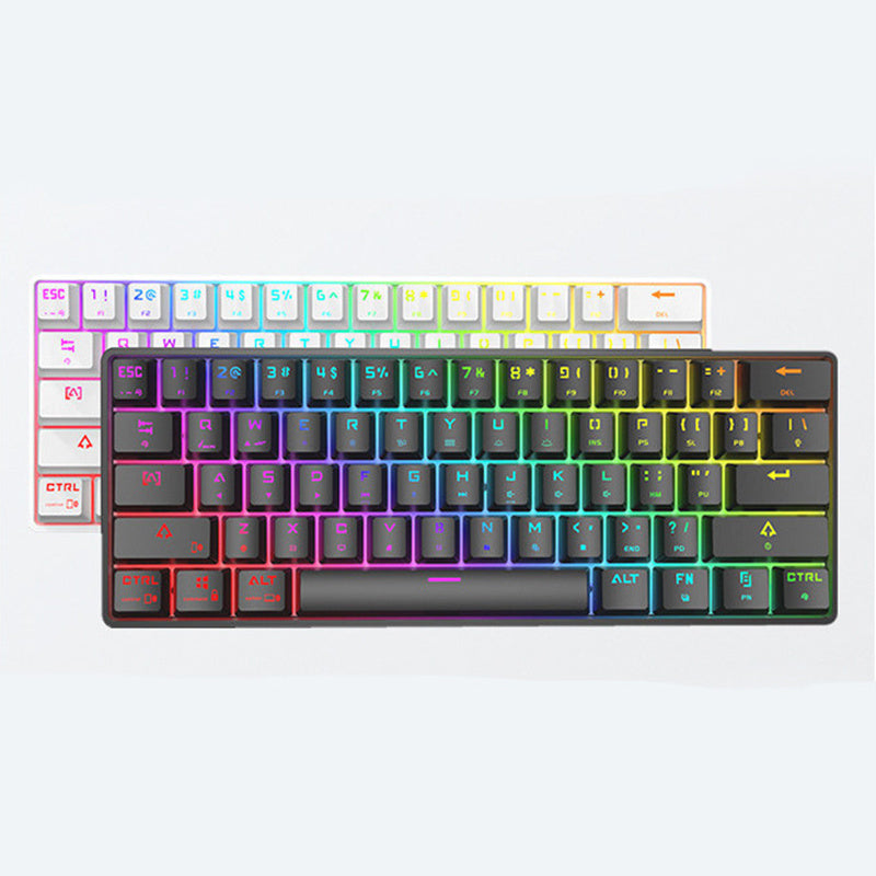 Wireless Bluetooth Mechanical Keyboard – Compact Dual-Mode with PBT Keycaps